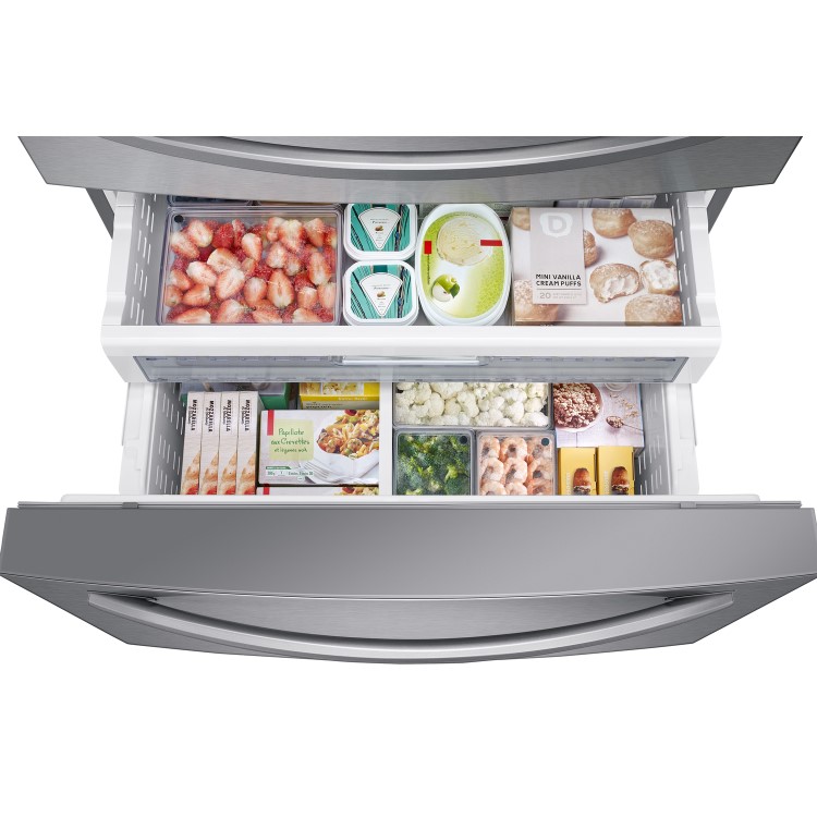 GRADE A2 - Samsung RF22R7351SR Freestanding American Fridge Freezer With Ice And Water Dispenser Auto-fill Jug