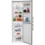 Blomberg 270L Frost Free Freestanding Fridge Freezer - Stainless Steel Look