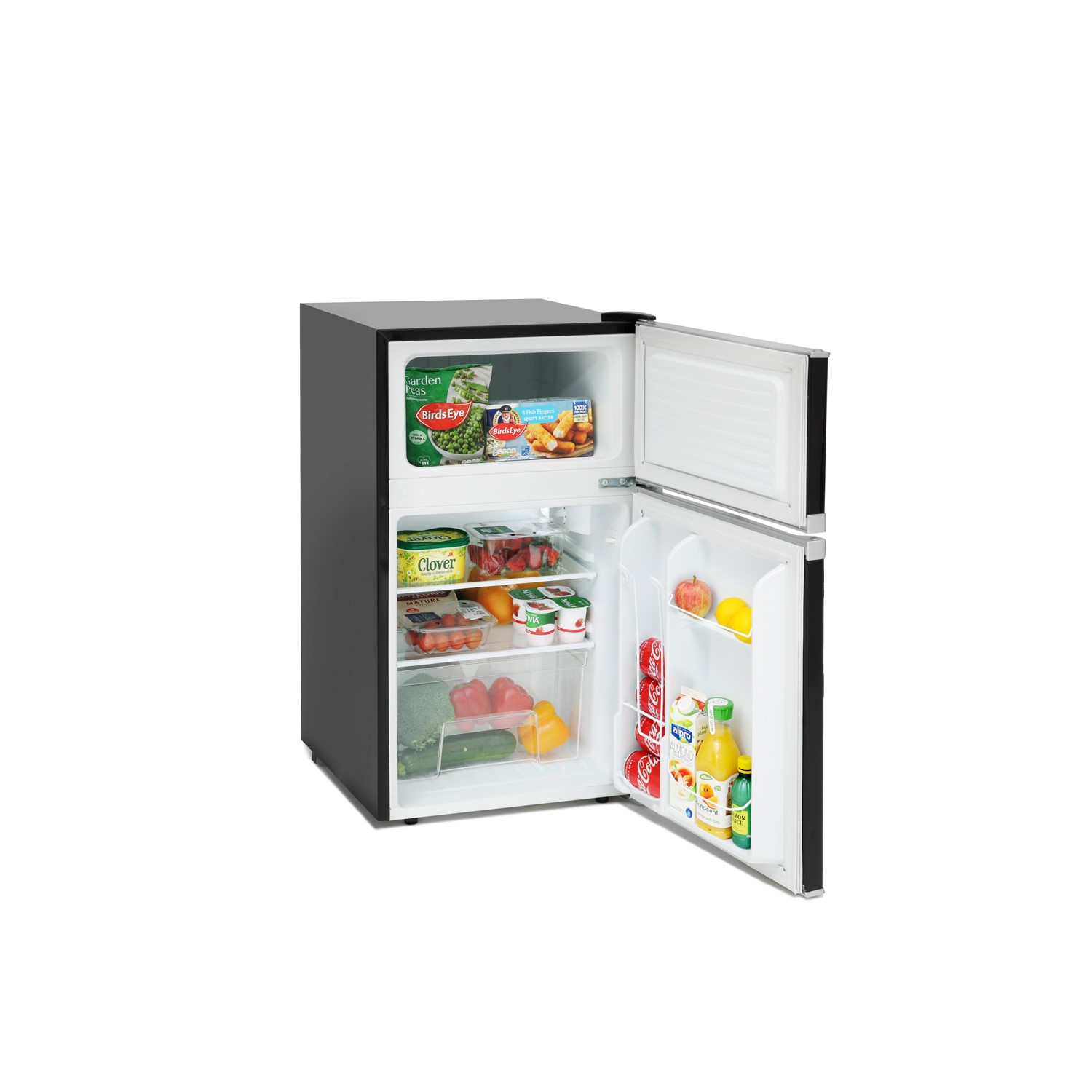 Refurbished Montpellier 70/30 Under Counter Mini Retro Fridge Freezer TRJ/M/A2/MAB2031K