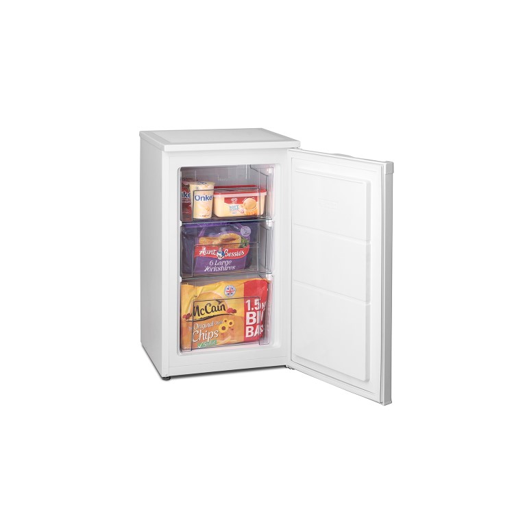 Refurbished Montpellier MZF48W-2 Upright Under Counter 63 Litre Freezer