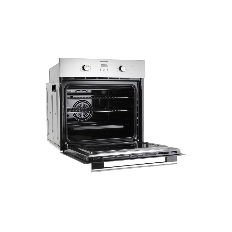 Refurbished Montpellier SFO59MX Single Built-In Oven Electric Stainless Steel
