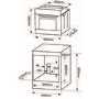 Refurbished Montpellier SFO59MX Single Built-In Oven Electric Stainless Steel