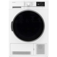 Refurbished Sharp KD-GCB9S7GW9-EN Freestanding Condenser 9KG Tumble Dryer White