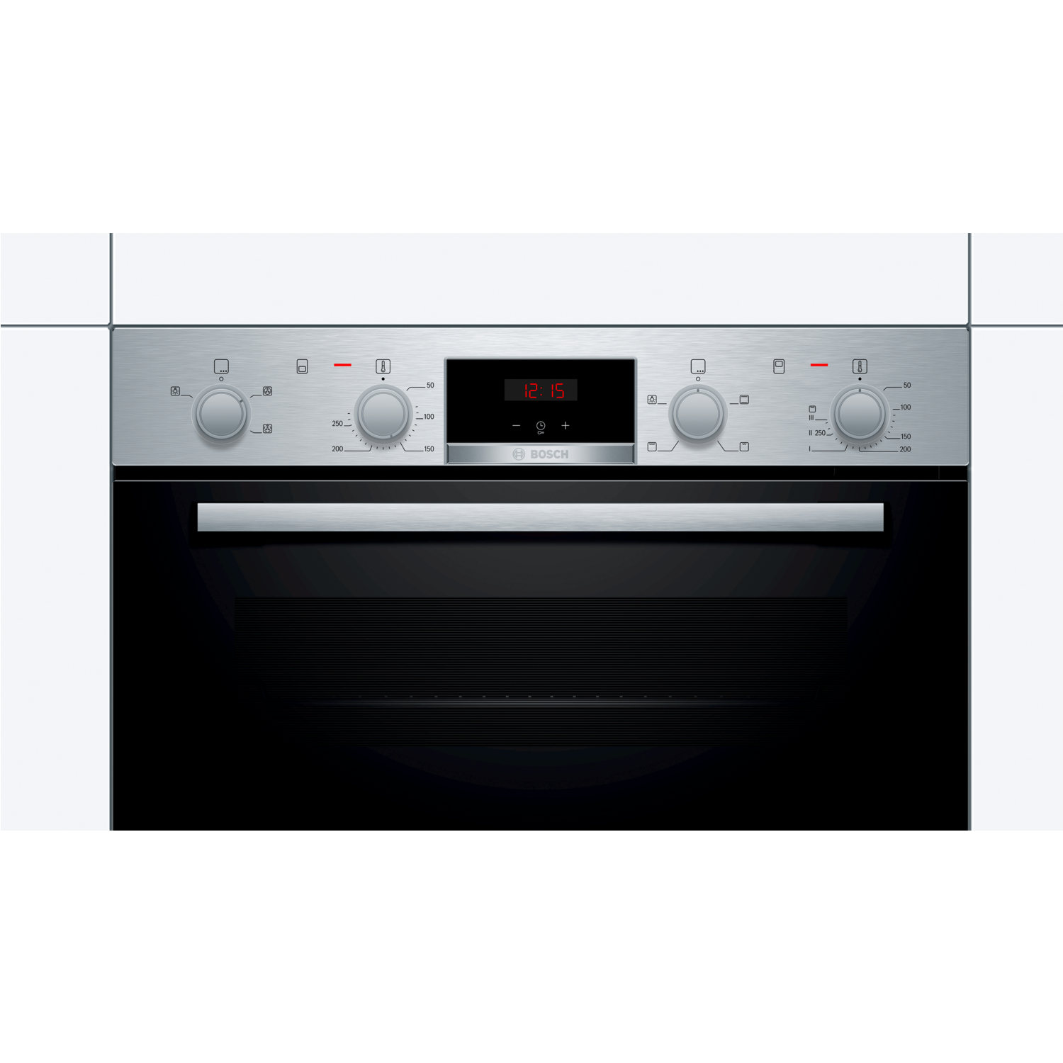 Bosch Series 2 Built In Electric Double Oven Stainless Steel