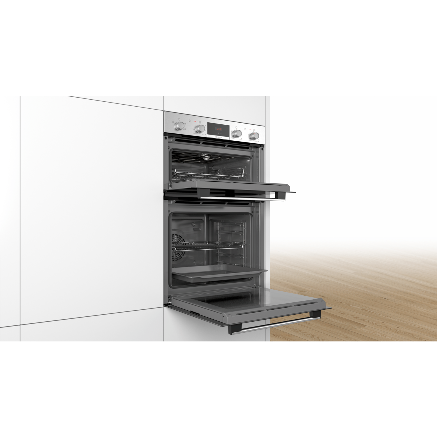 Bosch Series 2 Built In Electric Double Oven Stainless Steel