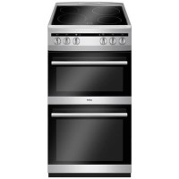 Refurbished Amica AFC5100SI 50cm Electric Cooker With Ceramic Hob Silver