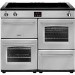 Refurbished Belling Farmhouse 100Ei 100cm Electric Induction Range Cooker Silver