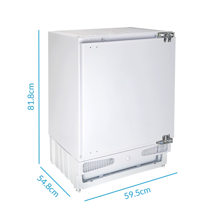 electriQ 115 Litre Integrated Under Counter Fridge