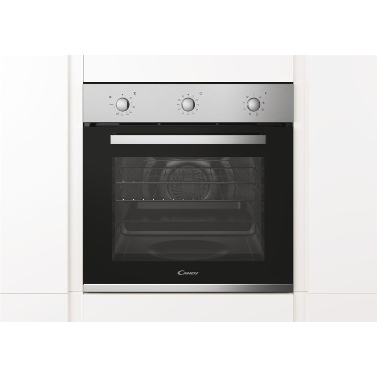 Candy Multifunction Electric Single Oven - Stainless Steel