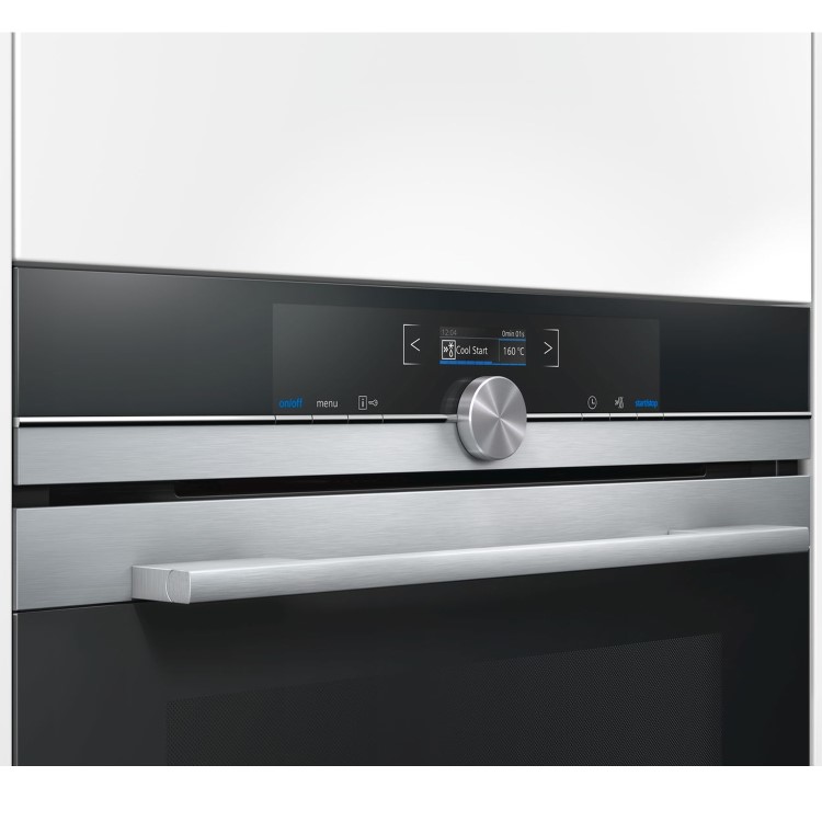 GRADE A2 - Siemens HB632GBS1B Huge 71L Electric Built-in Single Fan Oven Stainless Steel