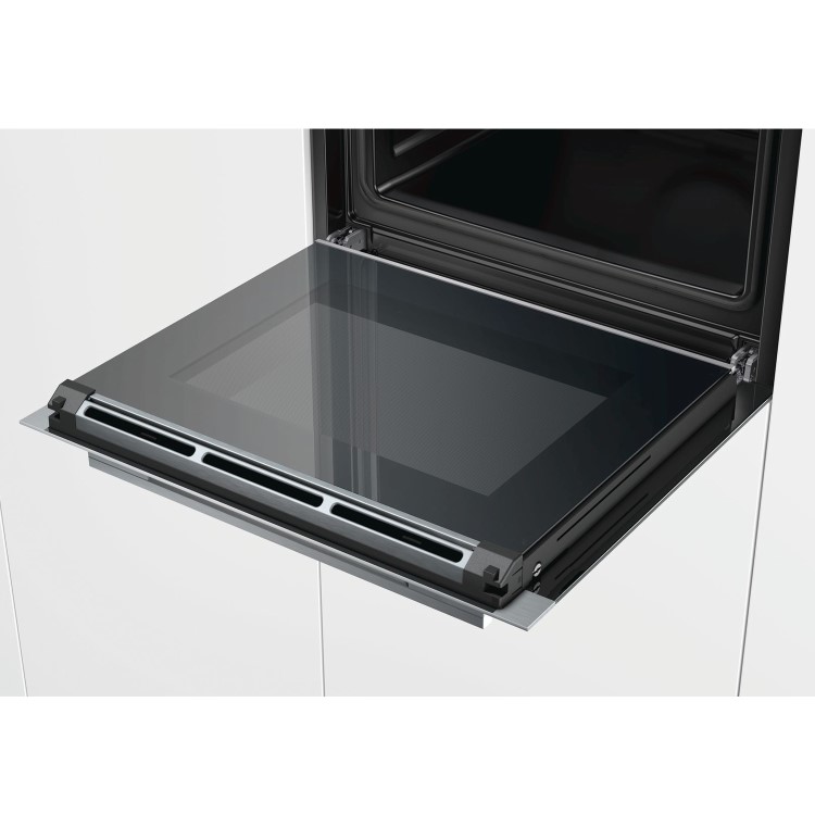 GRADE A2 - Siemens HB632GBS1B Huge 71L Electric Built-in Single Fan Oven Stainless Steel