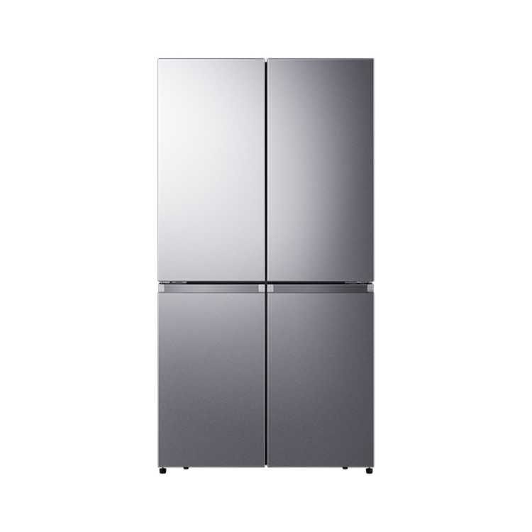 Refurbished Hisense PureFlat RQ758N4SAI1 Freestanding 609 Litre American Fridge Freezer Stainless Steel