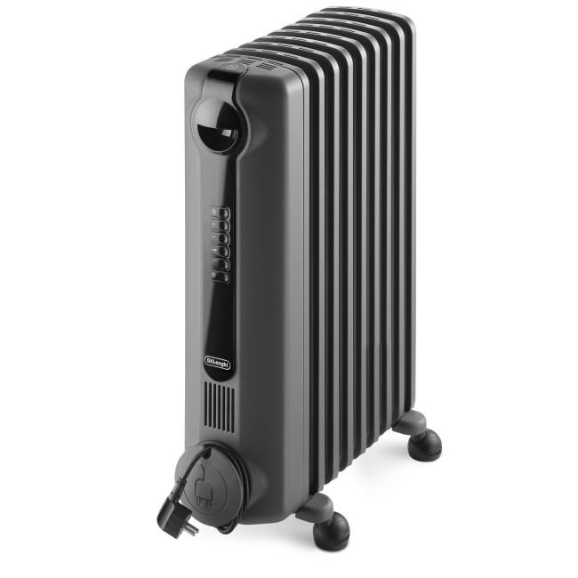 Delonghi TRRS0920E Radia S 2kW Oil Filled Radiator with 5 Year Warranty - Grey       