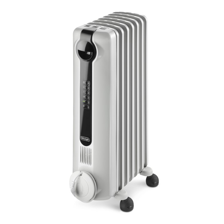 GRADE A1 - Delonghi TRRS0715 1.5 kW Oil Filled Radiator with digital thermostat and ECO function  with 5 years warranty