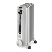 GRADE A1 - Delonghi TRRS0715 1.5 kW Oil Filled Radiator with digital thermostat and ECO function  with 5 years warranty