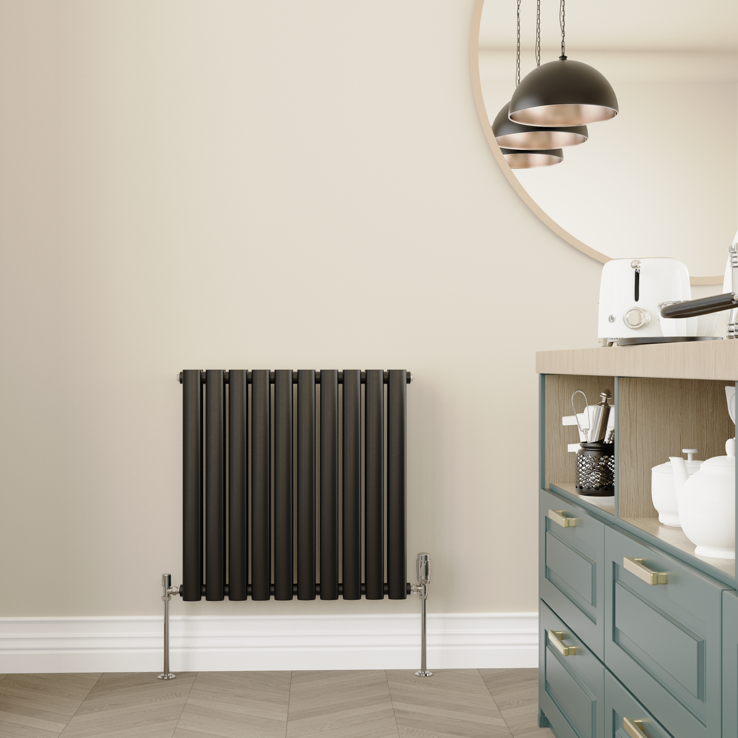 Tvh Radiator Elego Chrome Modern TRV Angled Thermostatic Radiator Valves With ...