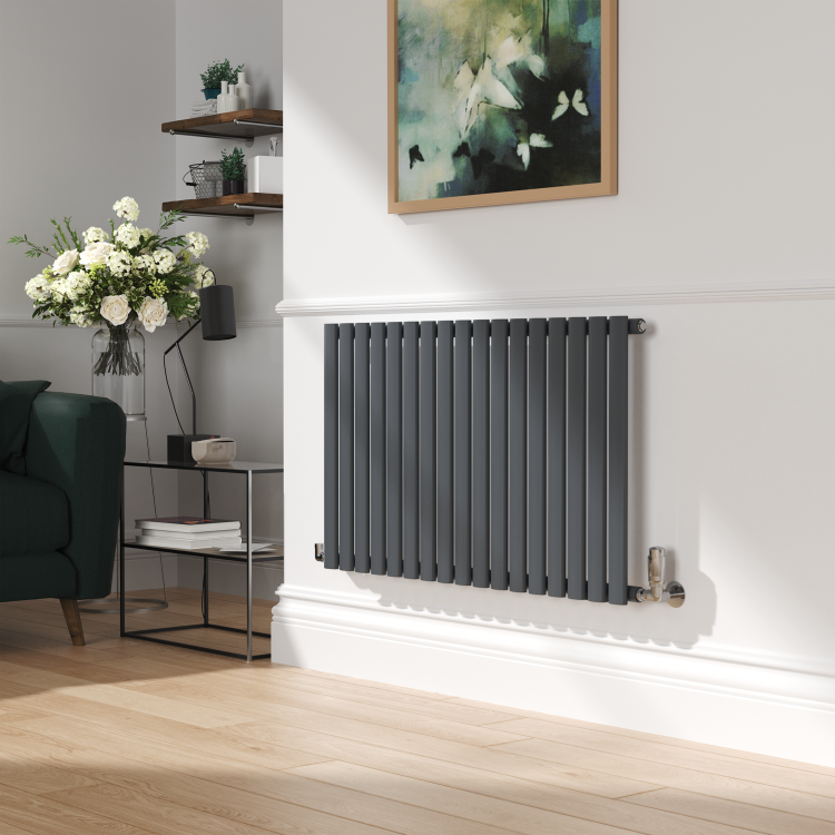 Elego Chrome Modern TRV Corner Thermostatic Radiator Valves With Lockshield