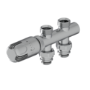 Elego Chrome  Modern TRV H Block Thermostatic Radiator Valve