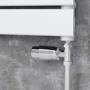 Elego Chrome Modern TRV Straight Thermostatic Radiator Valves With Lockshield