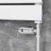 Elego Chrome Modern TRV Straight Thermostatic Radiator Valves With Lockshield