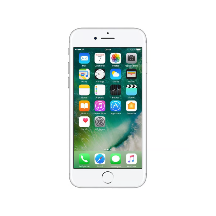 Refurbished Apple iPhone 7 Silver 4.7" 128GB 4G Unlocked & SIM Free Smartphone
