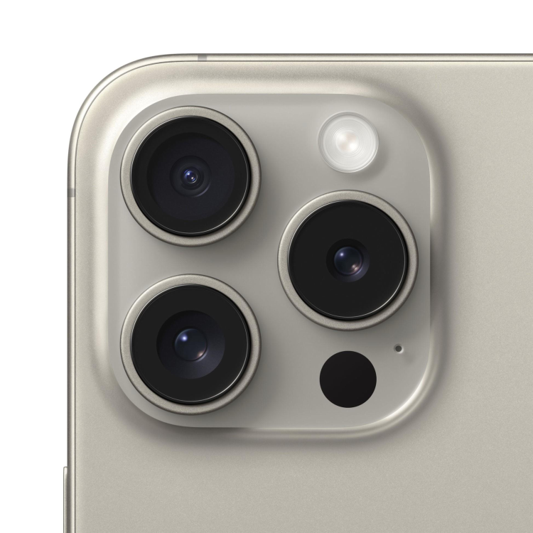 Refurbished Apple iPhone 15 Pro Natural Titanium 6.1" 256GB 5G Unlocked & SIM Free Smartphone