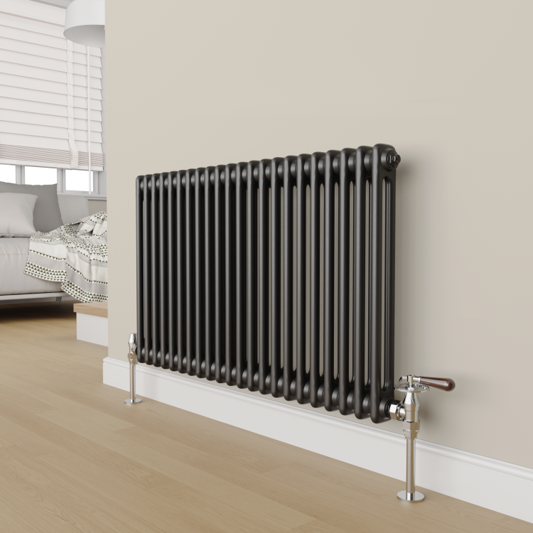 Maesta Chrome Traditional Manual Angled Valves With Lockshield