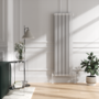 Maesta White Traditional Manual Angled Radiator Valves With Lockshield