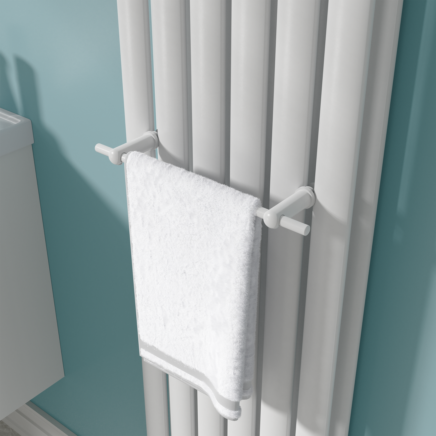 Avero  Designer Towel Holder For Steel & Electric Radiators 320Mm TRW32