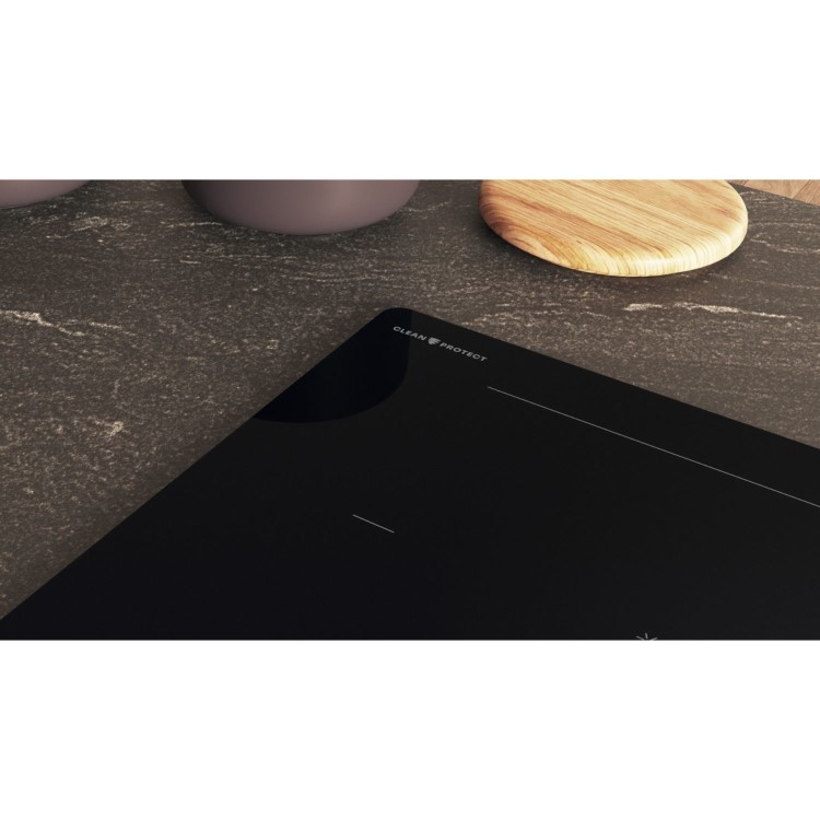 Refurbished Hotpoint CleanProtect TS3560FCPNE 59cm 4 Zone Induction Hob with Flexi Space Black