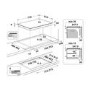 Refurbished Hotpoint TS6477CCPNE 77cm 4 Zone Induction Hob with Flexi Duo