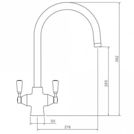 Rangemaster Aquaclassic Spa Brushed Steel Filter Tap
