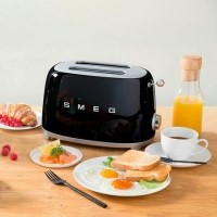 SMEG 50’s Retro Style 2-Slice Toaster - Black