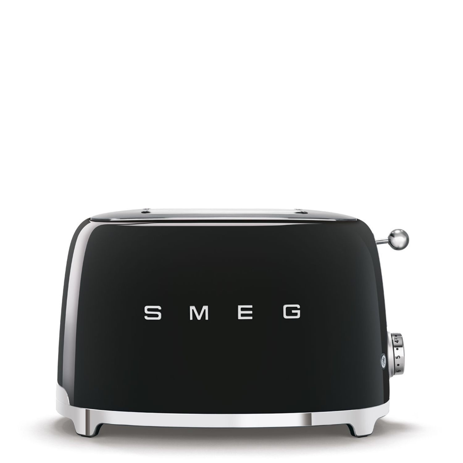 Smeg TSF01BLUK 2-Slice Retro Black Toaster Stylish Fast Toasting