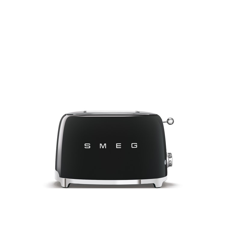 Refurbished Smeg TSF01BLUK Black Retro 2 Slice Toaster