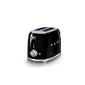 Smeg TSF01BLUK Black Retro 2 Slice Toaster