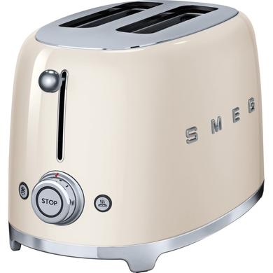Refurbished Smeg TSF01CRUK Cream Retro 2 Slice Toaster