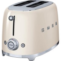 Refurbished Smeg TSF01CRUK Cream Retro 2 Slice Toaster