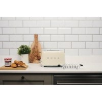 SMEG 50’s Retro Style 2-Slice Toaster - Cream