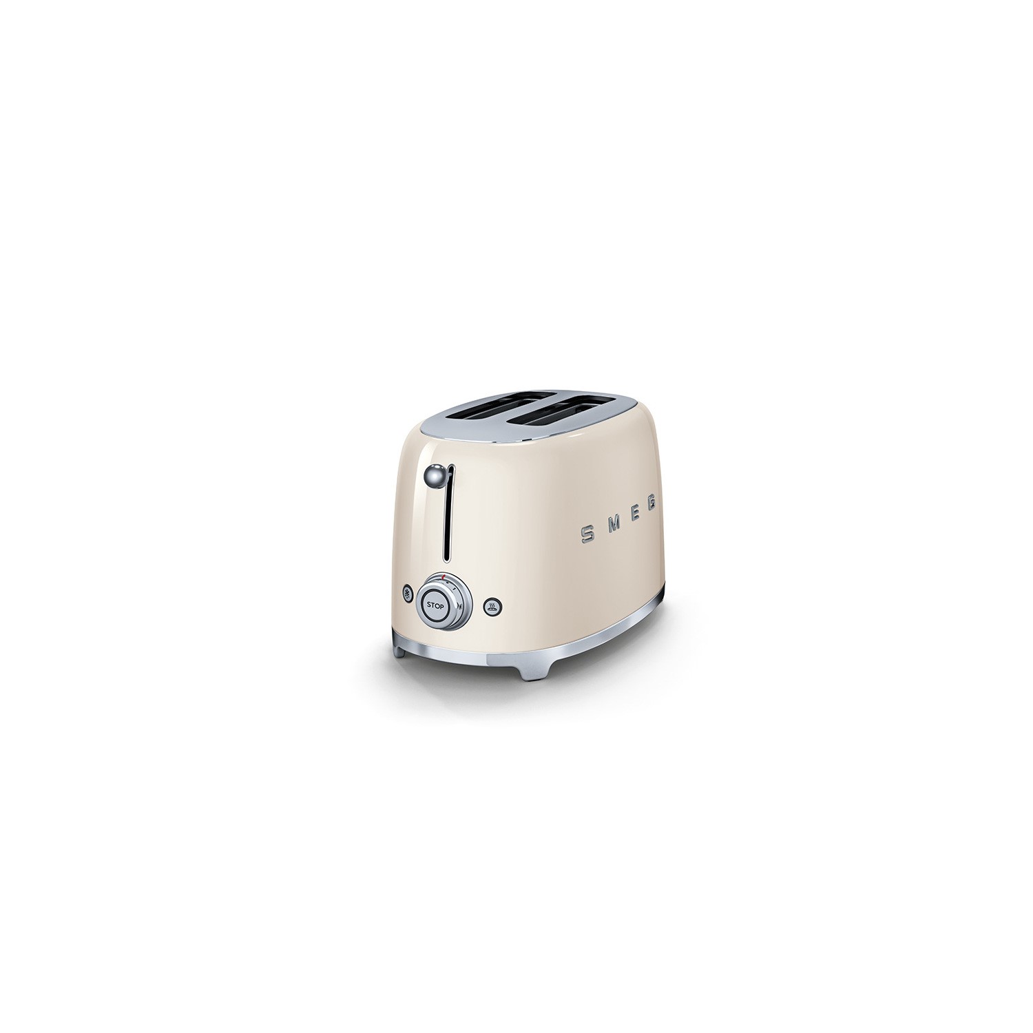 Refurbished Smeg TSF01CRUK Cream Retro 2 Slice Toaster A1/TSF01CRUK ...