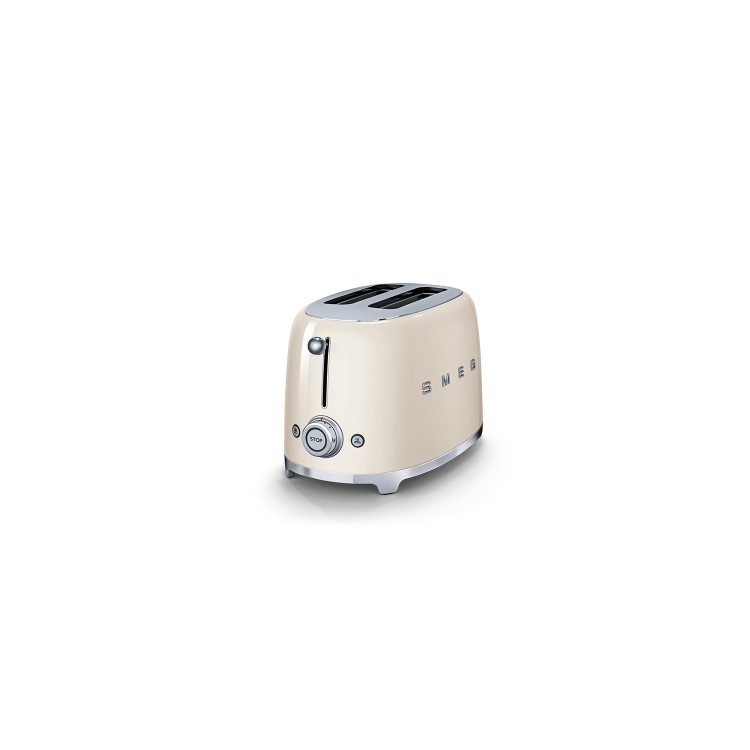 Refurbished Smeg TSF01CRUK Cream Retro 2 Slice Toaster