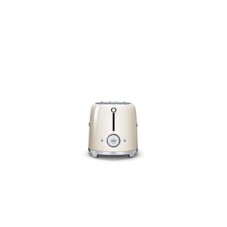 Refurbished Smeg TSF01CRUK Cream Retro 2 Slice Toaster
