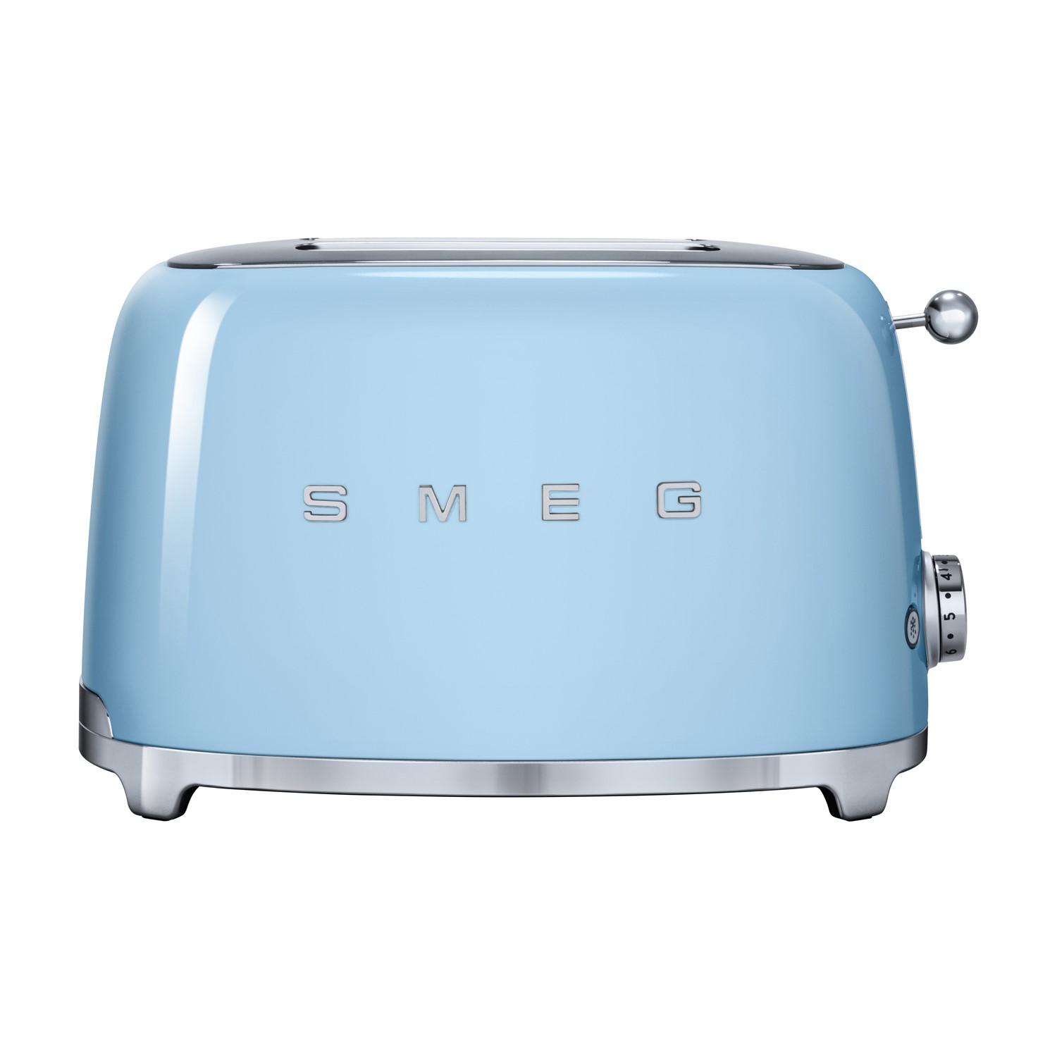 Smeg TSF01PBUK 2-Slice Retro Pastel Blue Toaster Stylish Fast Toasting