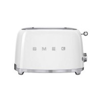 Refurbished Smeg TSF01WHUK White Retro 2 Slice Toaster
