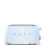 Smeg TSF02PBUK Retro Style 4 Slice Toaster - Pastel Blue