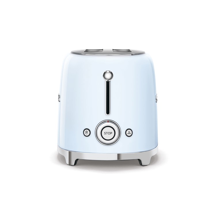 SMEG TSF02PBUK Retro Style 4 Slice Toaster - Pastel Blue