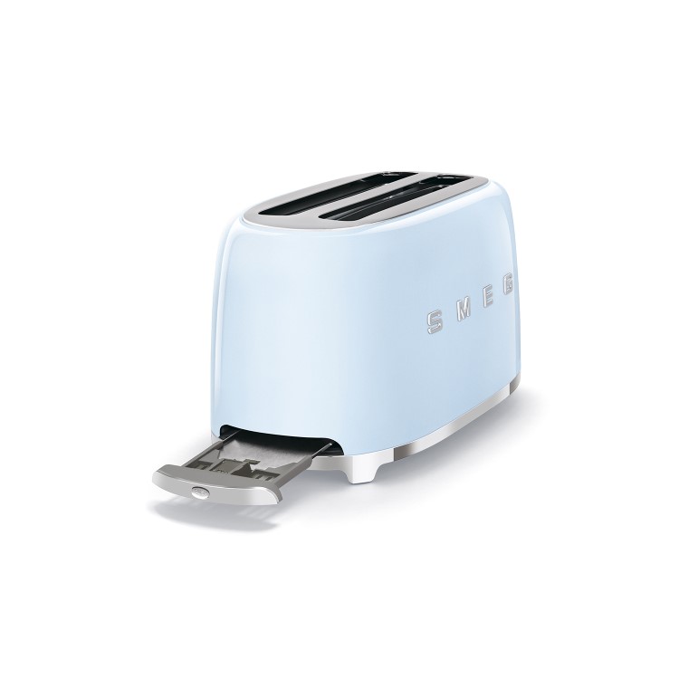 SMEG TSF02PBUK Retro Style 4 Slice Toaster - Pastel Blue