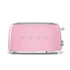 SMEG TSF02PKUK Retro Style 4 Slice Toaster - Pink