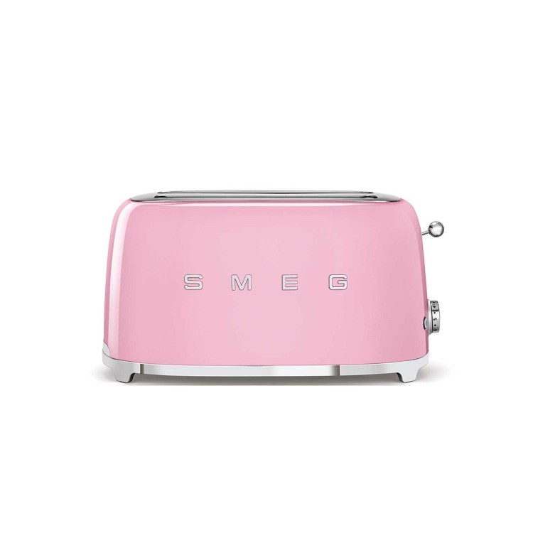 SMEG TSF02PKUK Retro Style 4 Slice Toaster - Pink