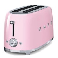 SMEG TSF02PKUK Retro Style 4 Slice Toaster - Pink